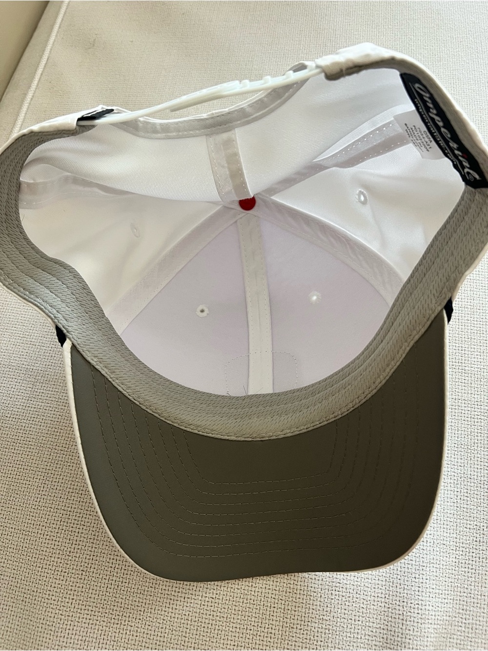 Imperial White Rope Hat - Navy Rope - Picture 3 of 5